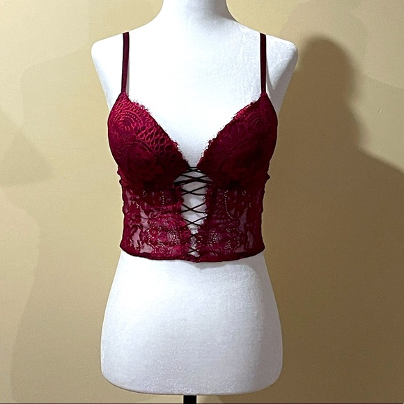 La Senza Lace Corset Bra in Small